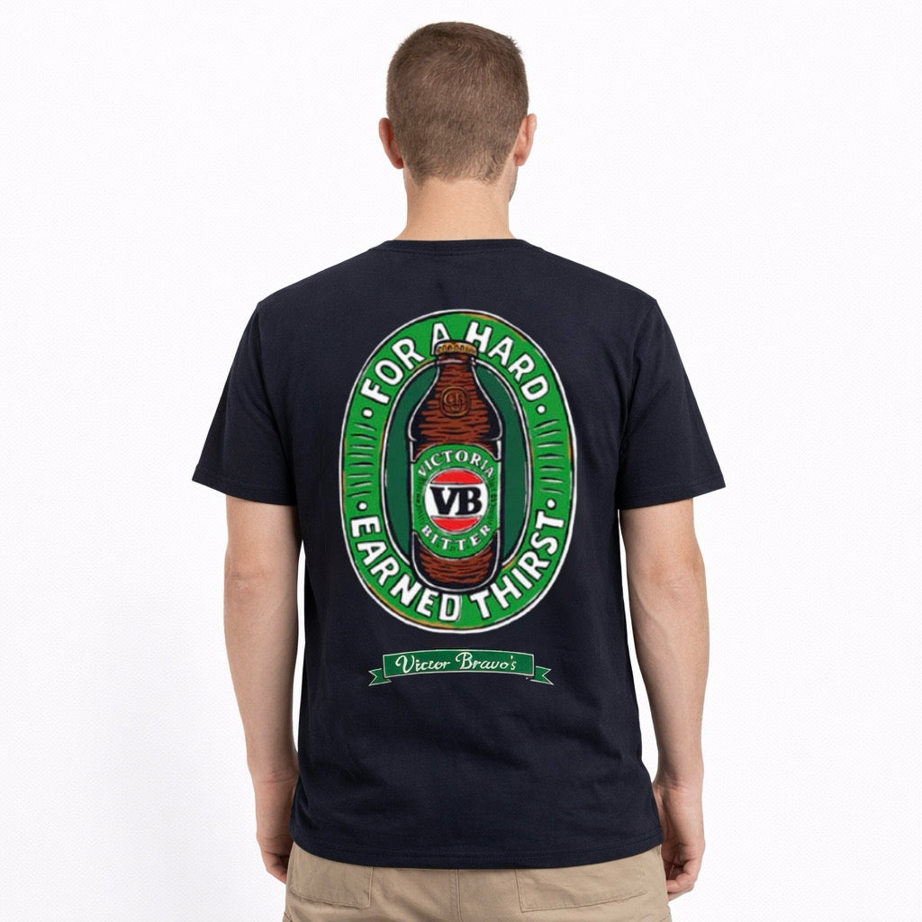 Victor Bravo's Stubby Life Tee Black