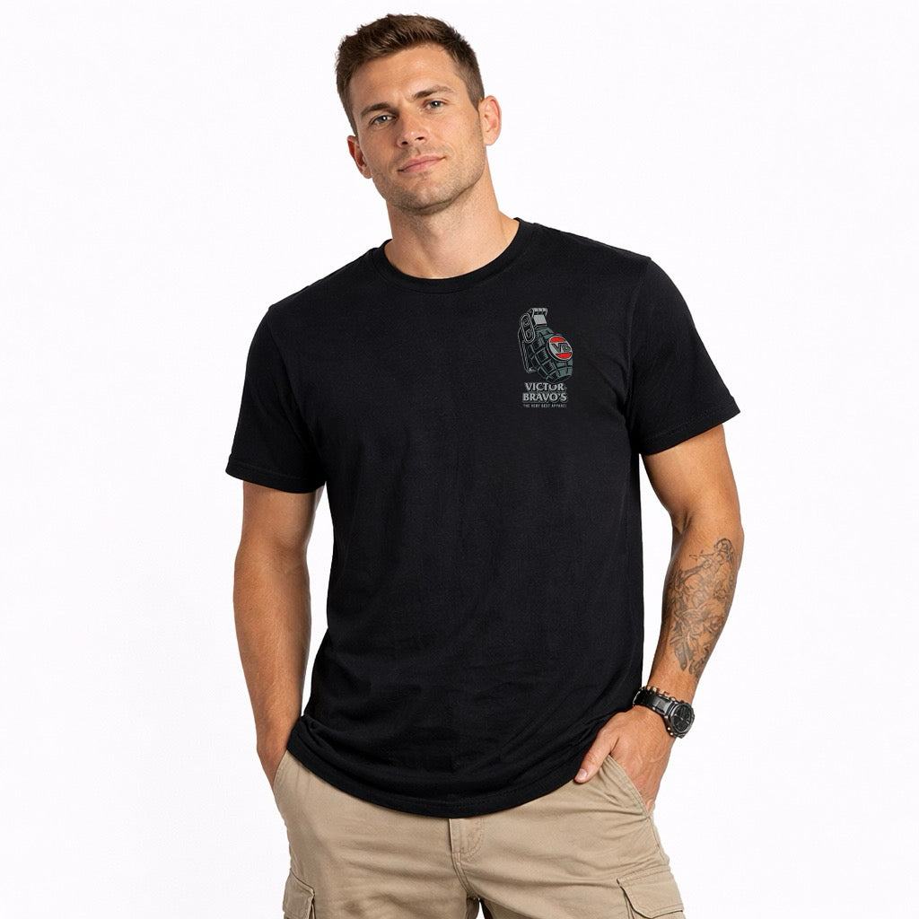 Victor Bravo’s Badge Greenade 2 Tee Black