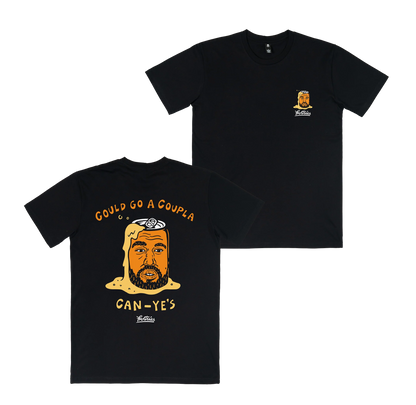 Can-ye West Tee Black