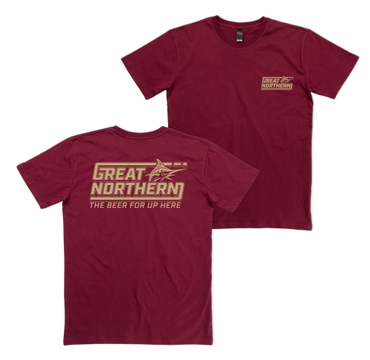 Northerner Tee Burgundy