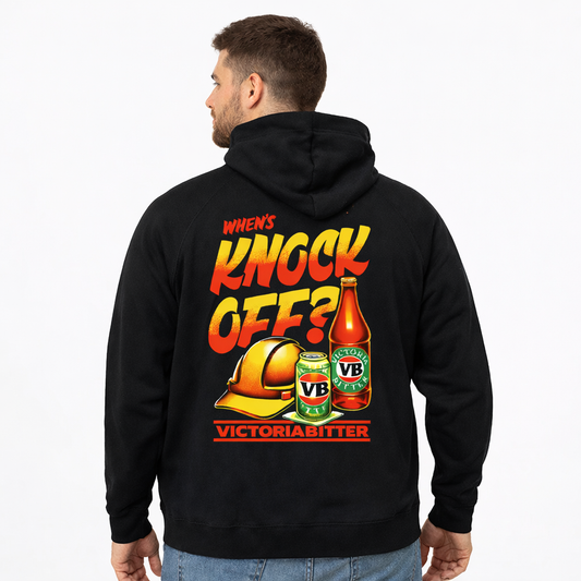 Victor Bravo's Knock Off Hoodie Black