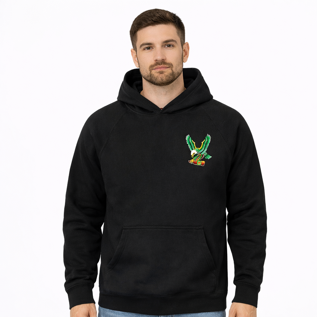 Victor Bravo's Hops Hawk Hoodie Black