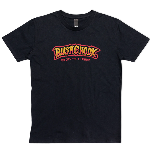 Bushchook Tag Tee Black