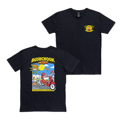 Bushchook Chooks On Tour: Bali Tee Black