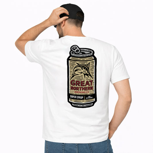 Great Northern Tinnie Tee White