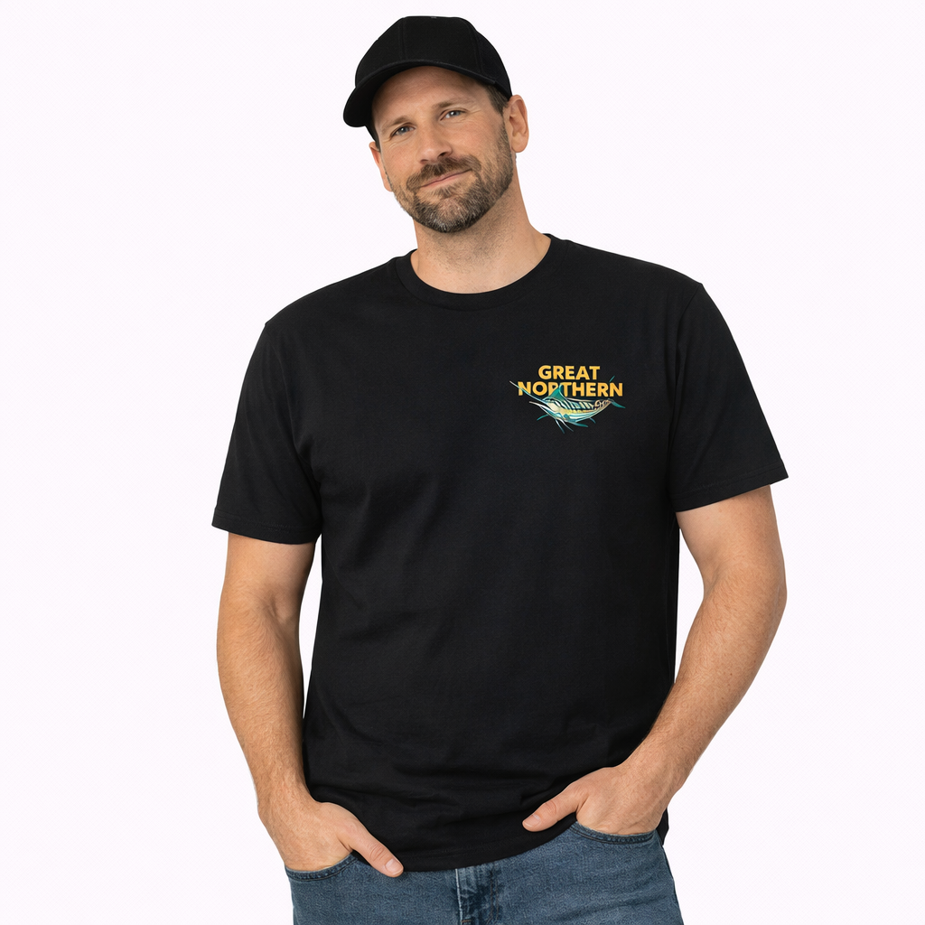 Great Northern Up Here Tee Black