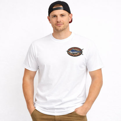 Great Northern Angler Tee White