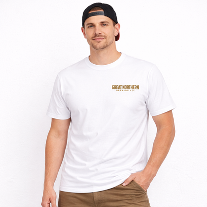 Great Northern Open Sky Open Fire Tee White