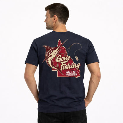 Great Northern Brewing Co Gone Fishing Beer Tee