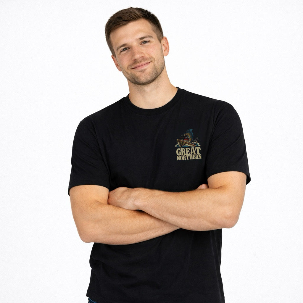 Great Northern Skipper at Large Tee Black