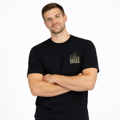 Great Northern Skipper at Large Tee Black