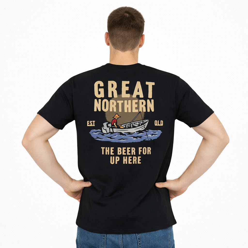 Great Northern Open Waters Tee Black