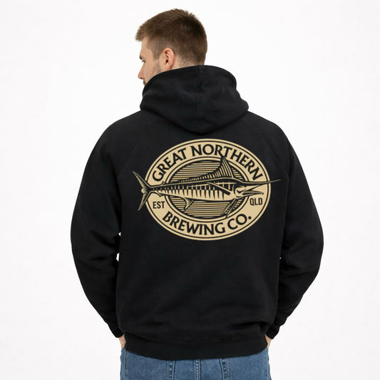 Great Northern Outrigger Hoodie Black