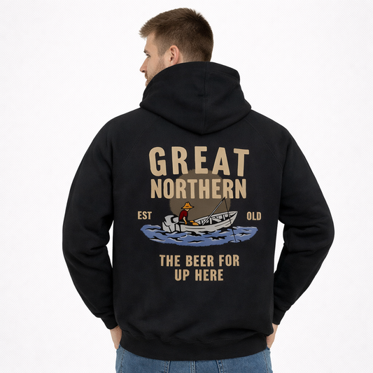 Great Northern Hoodie -  Skipper Large Hoodie Black