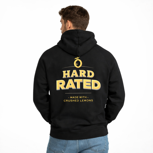 Hard Rated HR Classic Hoodie Black