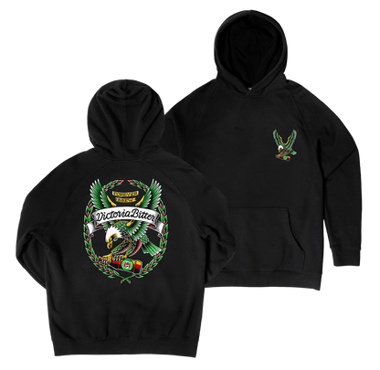Victor Bravo's Hops Hawk Hoodie Black