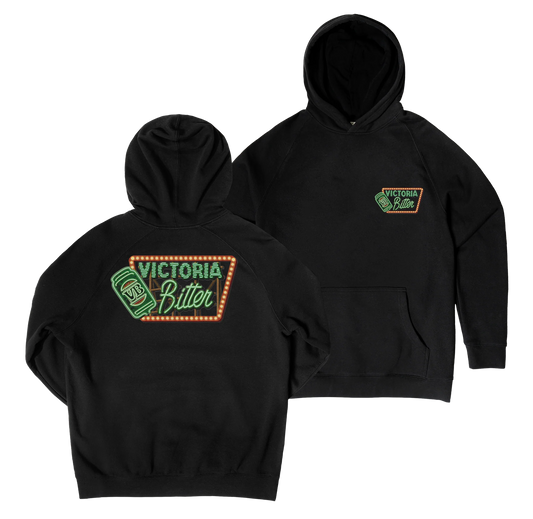 Victor Bravos Classic Billboard Hoodie Black