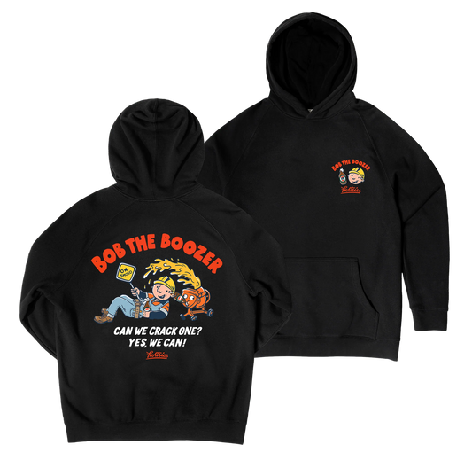 Frothies Bob The Boozer Hoodie Black