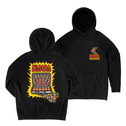 Bushchook Pilbara Briefcase 2 Hoodie Black