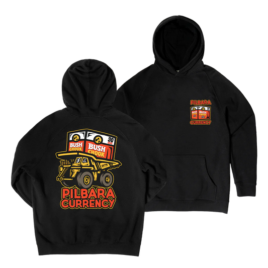 Bushchook Pilbara Currency 2 Hoodie Black