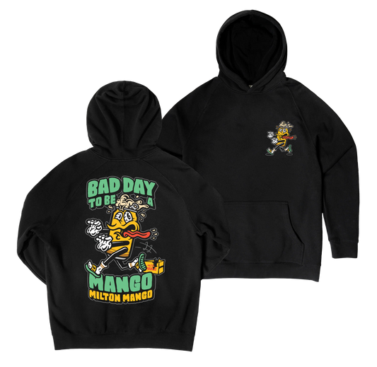 Milton Mango Bad Day to be a Mango Hoodie Black