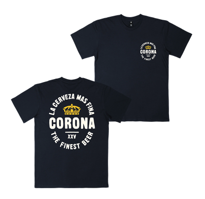 Corona Finest Beer Tee Navy