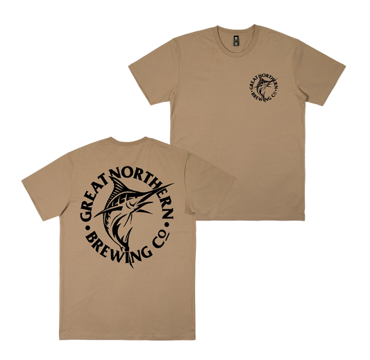 Rough Edges Tee Tan