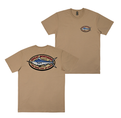 Great Northern Angler Tee Tan