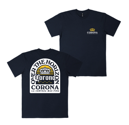 Corona Over the Horizon Tee Navy