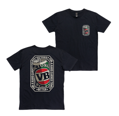 VB Stitch Up Tee Black