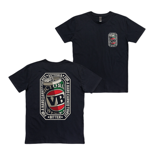 VB Stitch Up Tee Black