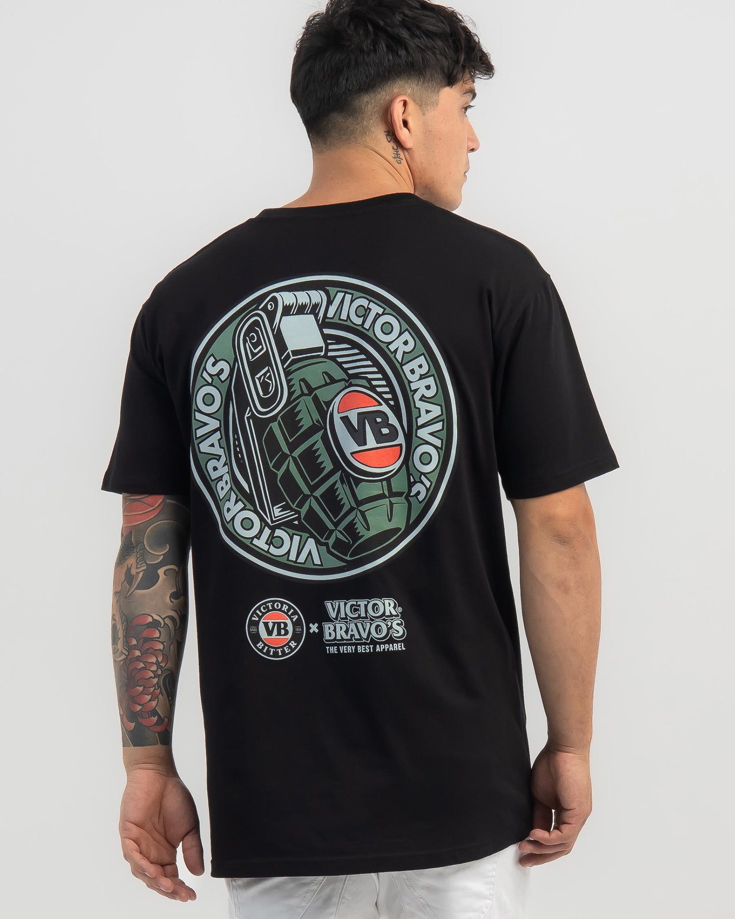 Victor Bravo's -   Badge Greenade Tee