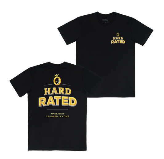 Hard Rated HR Classic Tee Black
