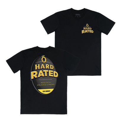 Hard Rated HR Shield Tee Black