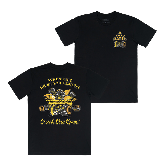 Hard Rated Life's Lemons Tee Black
