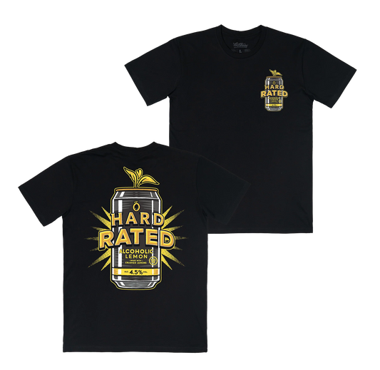 Hard Rated Zesty Can Tee Black