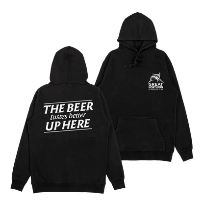 Tastes Better beer Hoodie Great Northern Fishing Apparel