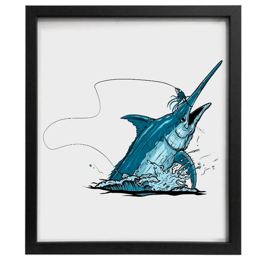 Break The Surface - Marlin Art work