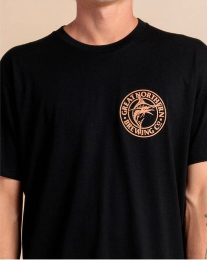 Staple Fish Tee Black