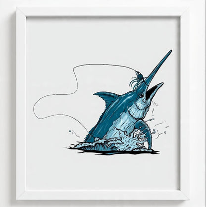 Break The Surface - Marlin Art work