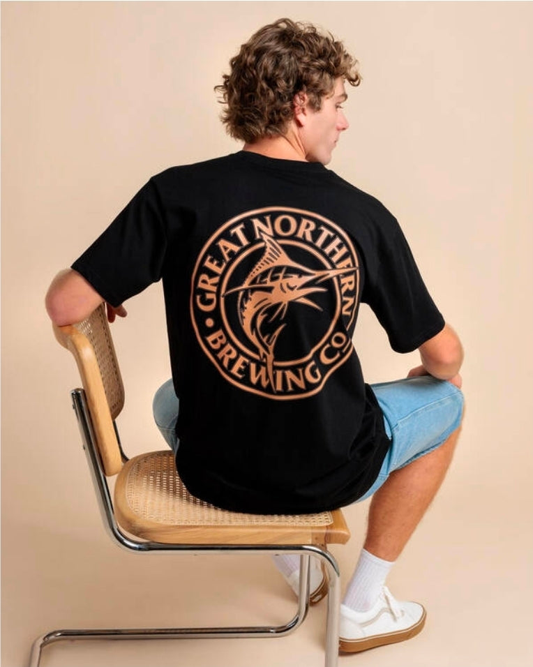 Staple Fish Tee Black