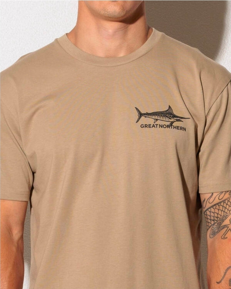 Great Northern Outrigger Tee Tan