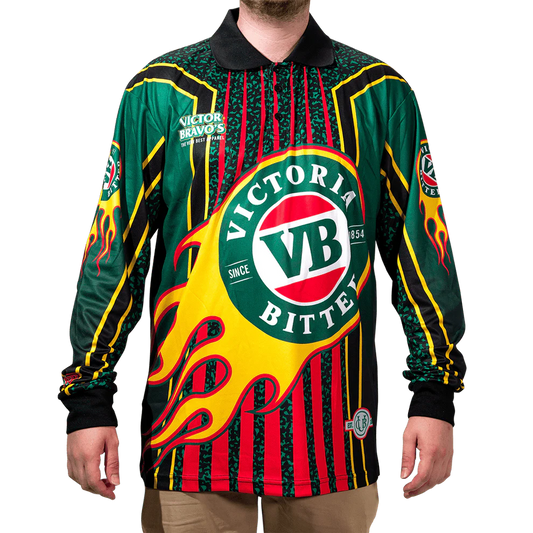 VB Beer Fishing shirt - Barefoot Bowls Fishing Jersey