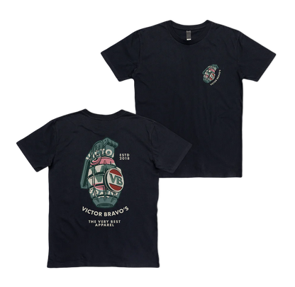 Green Grenade 2.0 Tee Black