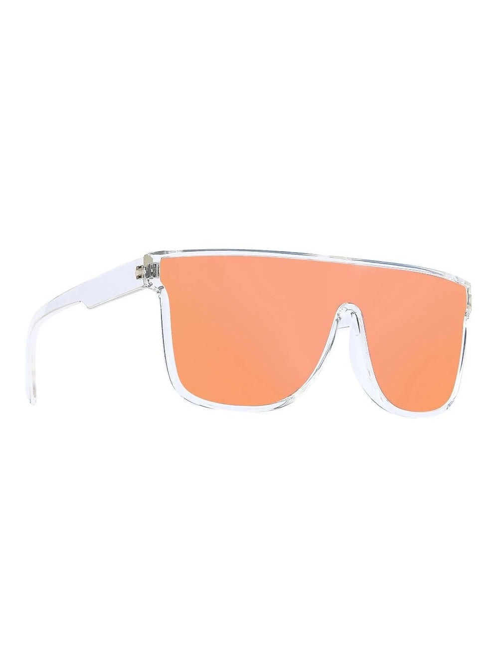 SDF UV400 Polarised Clear Frame Sunglasses